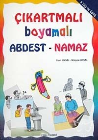 Çıkartmalı Boyamalı Abdest - Namaz