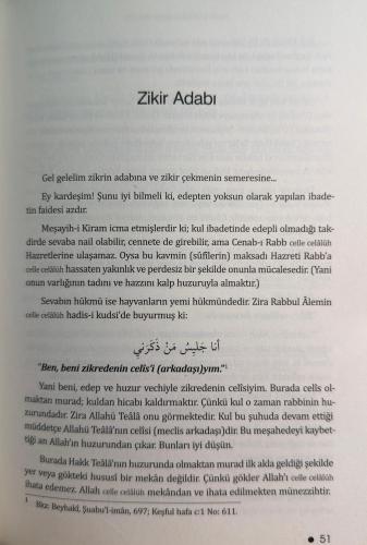 Tasavvuf kâideleri; kudsi nurlar Tasavvuf kâideleri; kudsi nurlar